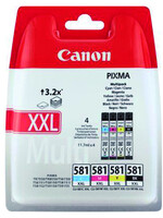 Canon Inktcartridge Canon CLI-581XXL zwart + 3 kleuren EHC