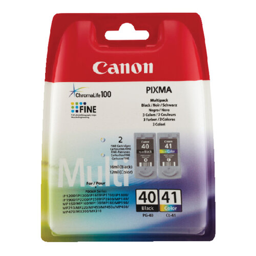 Canon Inktcartridge Canon PG-40 + CL-41 zwart + kleur