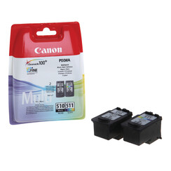 Cartouche d’encre Canon PG-510+CL-511 noir+couleur