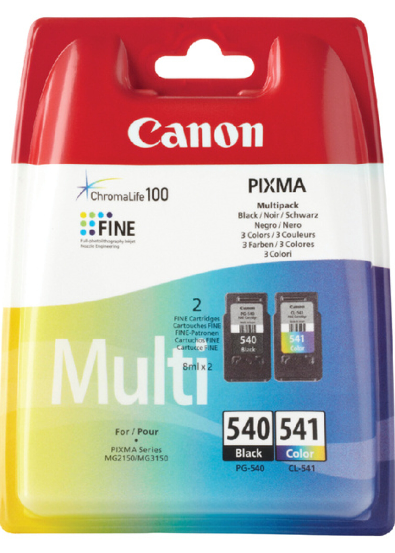 Canon Inktcartridge Canon PG-540 +  CL-541 zwart + kleur