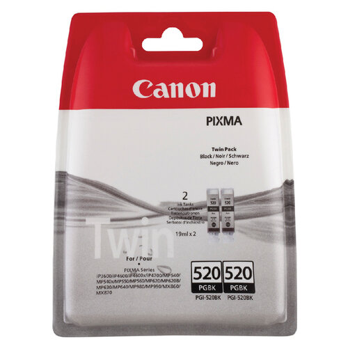 Canon Cartouche d’encre Canon PGI-520 noir 2x