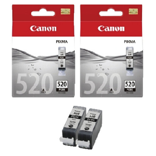 Canon Inktcartridge Canon PGI-520 zwart 2x