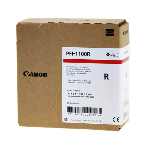 Canon Inktcartridge Canon PFI-1100 rood