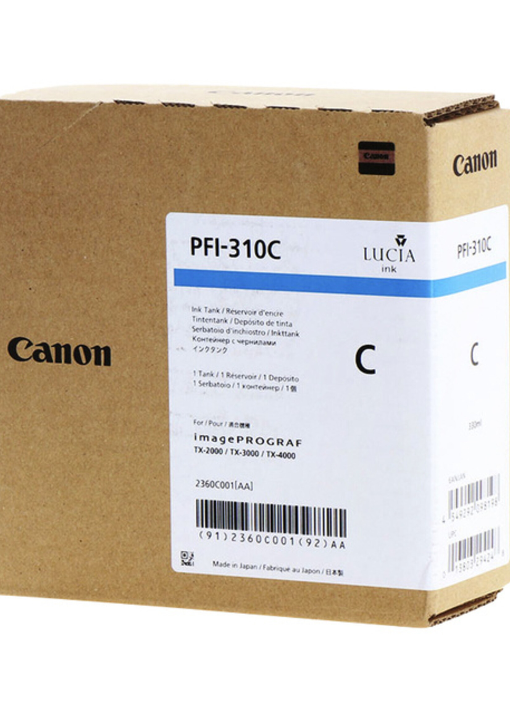 Canon Cartouche d'encre Canon PFI-310 bleu