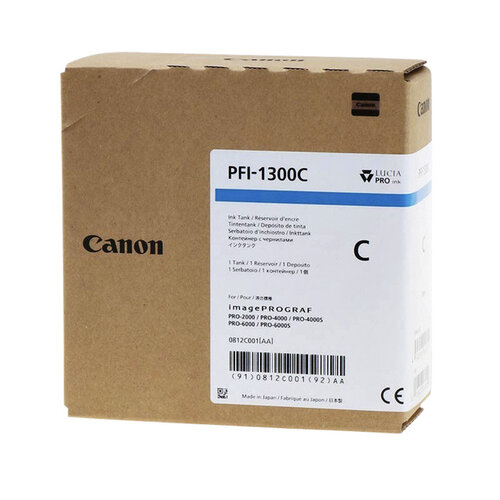 Canon Inktcartridge Canon PFI-1300 blauw