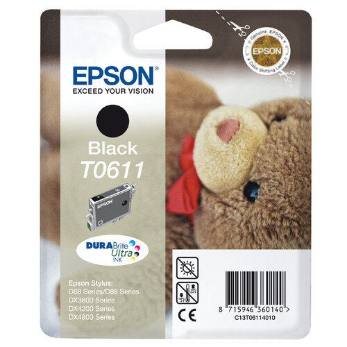 Epson Cartouche d’encre Epson T0611 noir