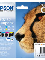 Epson Inktcartridge Epson T0715 zwart + 3 kleuren