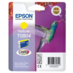 Inktcartridge Epson T0804 geel