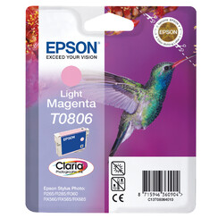 Inktcartridge Epson T0806 lichtrood