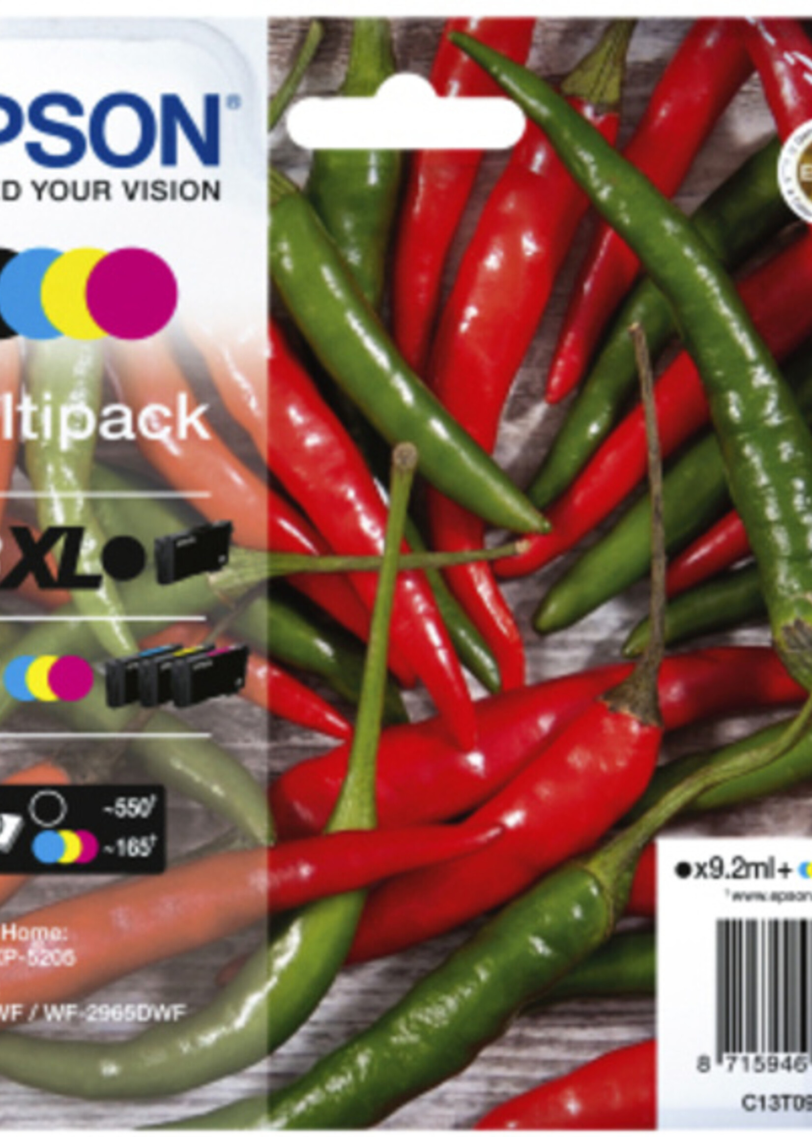 Epson Inktcartridge Epson 503XL/503 T09R94 zwart + 3 kleuren