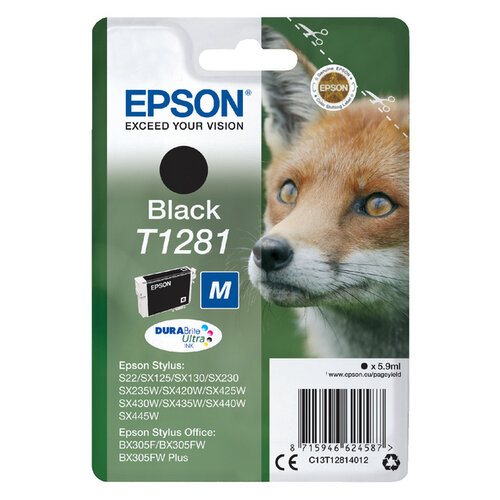 Epson Inktcartridge Epson T1281 zwart