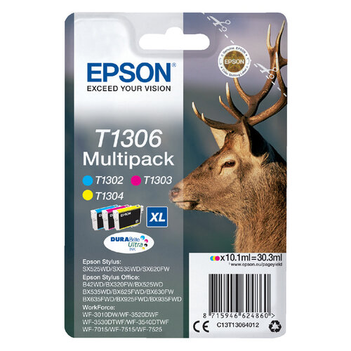 Epson Inktcartridge Epson T1306 3 kleuren HC