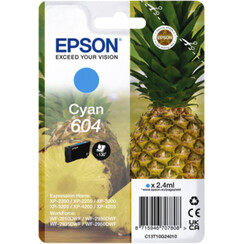 Inktcartridge Epson 604 T10G24 blauw