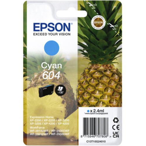 Epson Cartouche d'encre Epson 604 T10G24 bleu