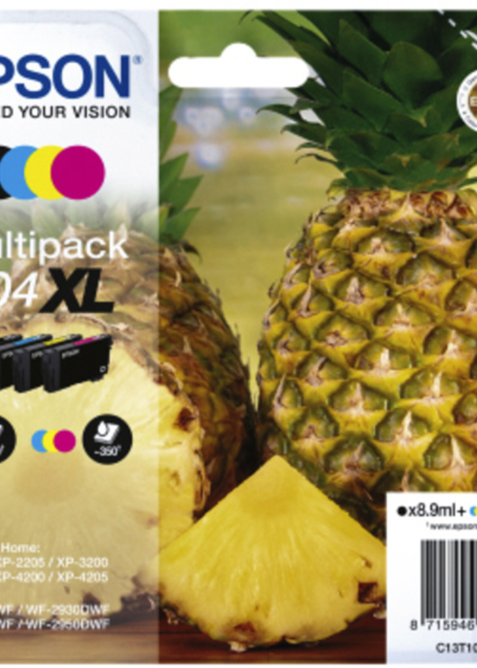 Epson Cartouche d'encre Epson 604XL T10H46 noir + 3 couleurs