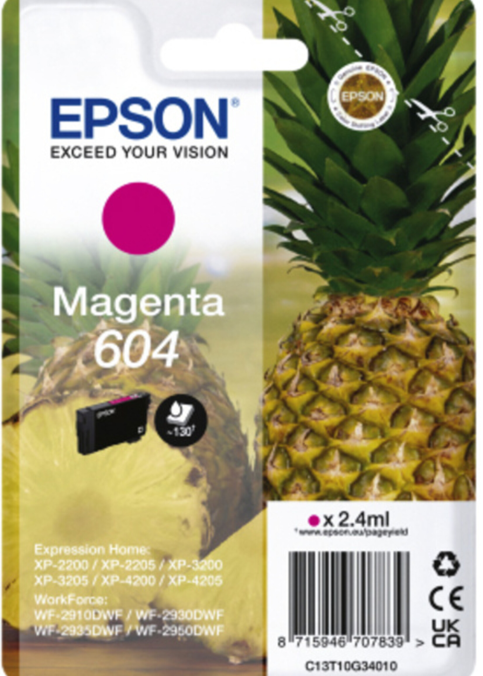 Epson Cartouche d'encre Epson 604T10G34 rouge