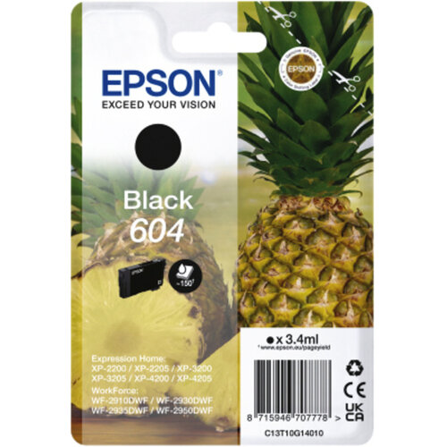 Epson Cartouche d'encre Epson 604 T10G14 noir