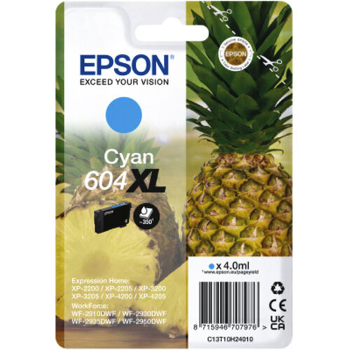 Epson Inktcartridge Epson 604XL T10H24 blauw