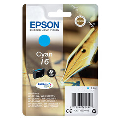 Inktcartridge Epson 16 T1622 blauw