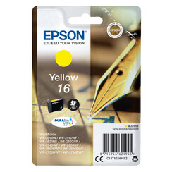 Cartouche d’encre Epson T1624 jaune