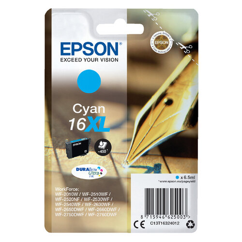 Epson Inktcartridge Epson  16XL T1632 blauw HC