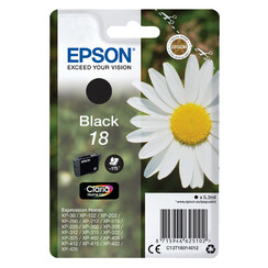 Cartouche d’encre Epson 18 T1801 noir