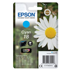 Inktcartridge Epson 18 T1802 blauw