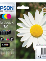 Epson Inktcartridge Epson 18 T1806 zwart + 3 kleuren