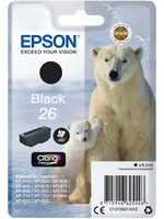 Epson Inktcartridge Epson 26 T2601 zwart