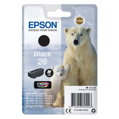 Inktcartridge Epson 26 T2601 zwart