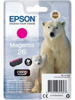 Epson Inktcartridge Epson 26 T2613 rood