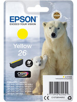 Epson Inktcartridge Epson 26 T2614 geel