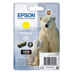 Cartouche d’encre Epson 26 T2614 jaune