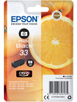 Epson Inktcartridge Epson 33 T3341 foto zwart