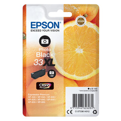 Inktcartridge Epson 33XL T3361 foto zwart HC