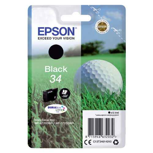Epson Inktcartridge Epson 34 T3461 zwart