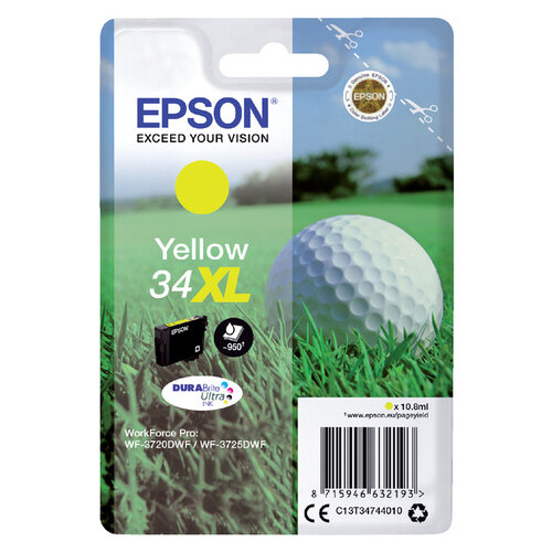 Epson Cartouche Epson 34XL T3474 jaune HC