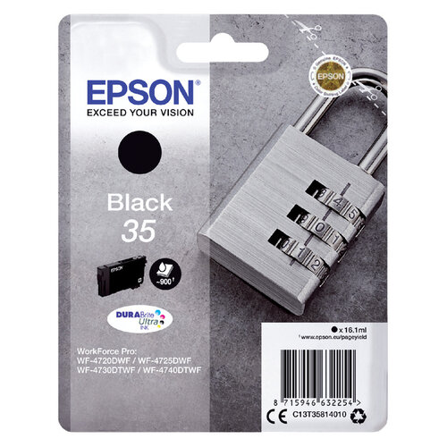 Epson Inktcartridge Epson 35 T3581 zwart