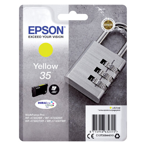 Epson Cartouche encre Epson 35 T3584 jaune