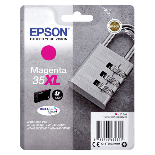 Epson Inktcartridge Epson 35XL T3593 rood HC
