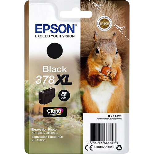 Epson Inktcartridge Epson 378XL T3794 zwart