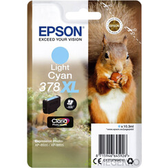 Inktcartridge Epson 378XL T3795 lichtblauw