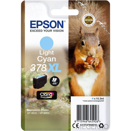 Epson Inktcartridge Epson 378XL T3795 lichtblauw