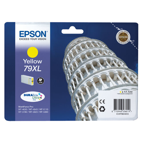 Epson Inktcartridge Epson 79XL T7904 geel HC