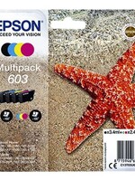 Epson Cartouche d'encre Epson 603 T03U6 noir + 3 couleurs