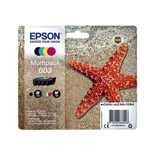 Epson Inktcartridge Epson 603 T03U6 zwart + 3 kleuren