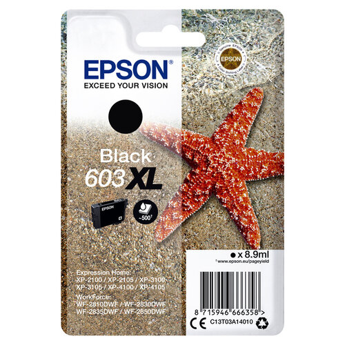 Epson Inktcartridge Epson 603XL T03A1 zwart