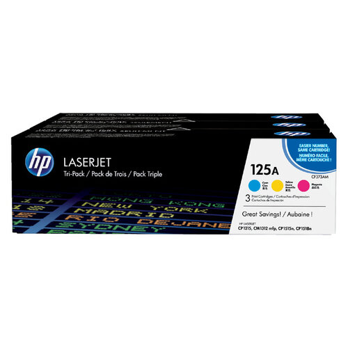 HP Cartouche toner HP CF373AM 125A 3 couleurs
