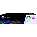 HP Cartouche toner HP CF341AM 126A 3-couleurs