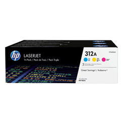 Cartouche toner HP CF440AM 312A 3 couleurs